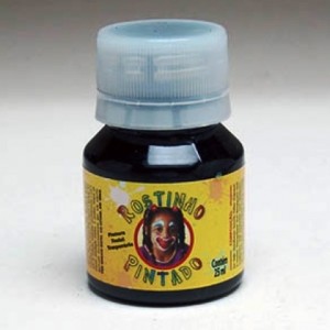PINTURA FACIAL 25ML PRETA ROSTINHO PINTADO
