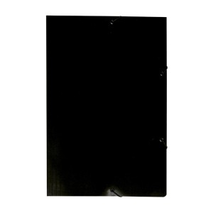 PASTA CARTÃO COM ELÁSTICO DELLOPLEX PRETA DELLO