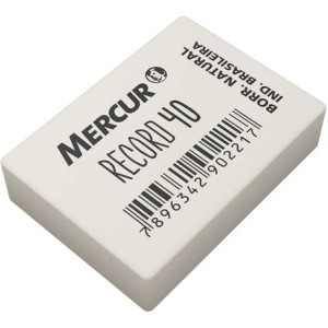 BORRACHA BRANCA RECORD 40 C/3 UNIDADES MERCUR