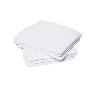 PANO DE FLANELA BRANCA PEQUENO 28x38 KN