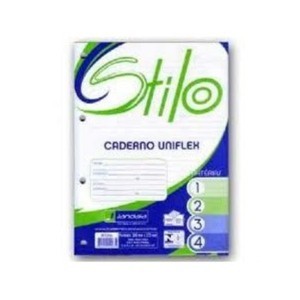 BLOCO PARA FICHÁRIO UNIVERSITÁRIO BRANCO 96FLS JANDAIA