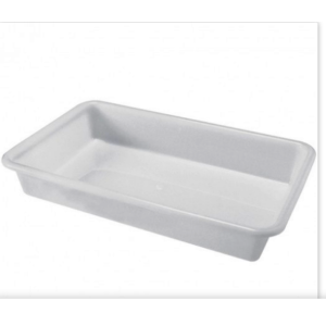 BANDEJA PLAST. BRANCA 3L 30X22X7,5CM 1265 UNINJET