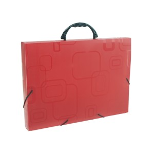 PASTA MALETA OFÍCIO VERMELHA COM ELÁSTICO 2152 DELLO
