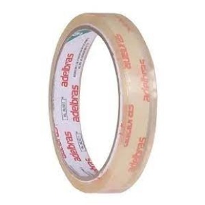 FITA ADESIVA 18MMx50M TRANSPARENTE QUALITAPE ADELBRAS