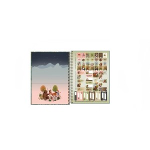 CADERNO 160FLS 10 MATÉRIAS UNIVERSITÁRIO CAPA DURA ESPIRAL LOVELAND TILIBRA