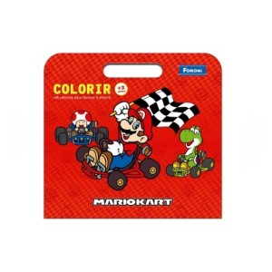 MALETA SUPER MARIO FOLHAS PARA COLORIR E ADESIVOS TILIBRA