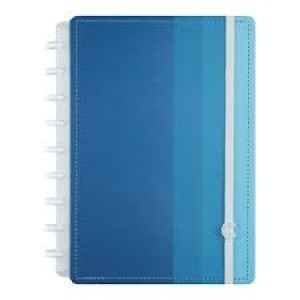 CADERNO INTELIGENTE MEDIO BLUE CREATIVE JOURNAL BY MIGUEL LUIZ