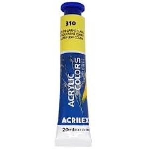TINTA ACÍILICA BISNAGA 20ML 310 COR DE CARNE CLARO ACRILEX