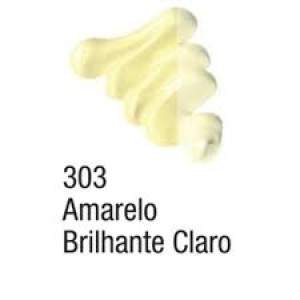 TINTA ÓLEO BISNAGA 20ML REF.303 AMARELO BRILHANTE CLARO ACRILEX