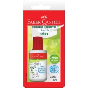 CORRETIVO LÍQUIDO 18ML BLISTER FABER CASTELL