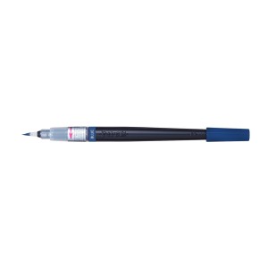 CANETA PINCEL AQUARELA COLOR BRUSH AZUL PENTEL